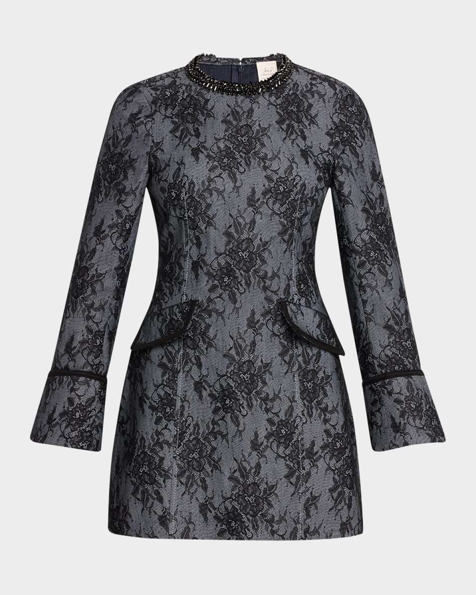 Reina Bonded Lace Mini Dress